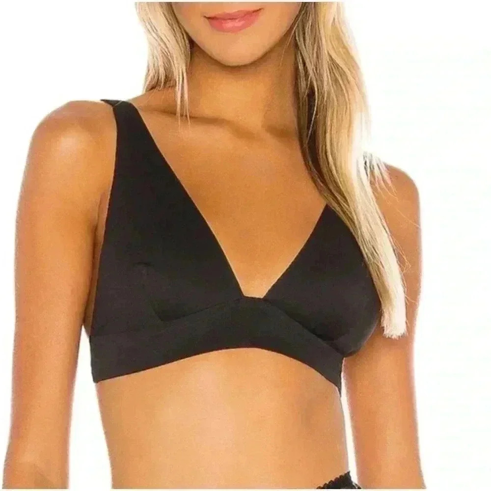 Free People Erin Scuba Plunge Bralette Size S